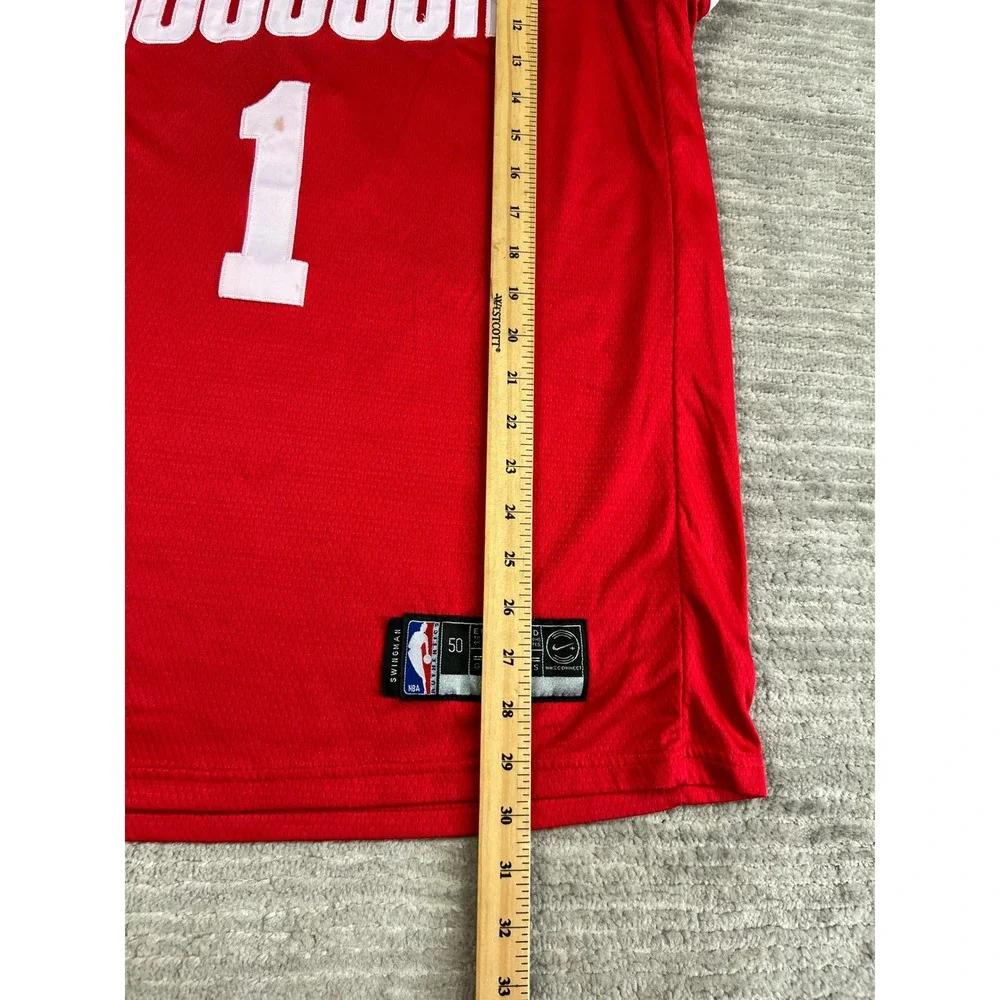 Nike Jersey Mens 50 Red Houston Rockets John Wall Swingman NBA Basketball ROKIT